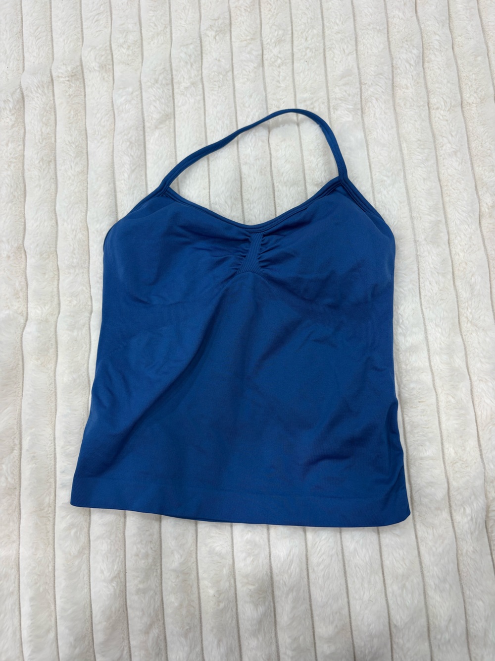 Women's Royal Blue Gym Tank.